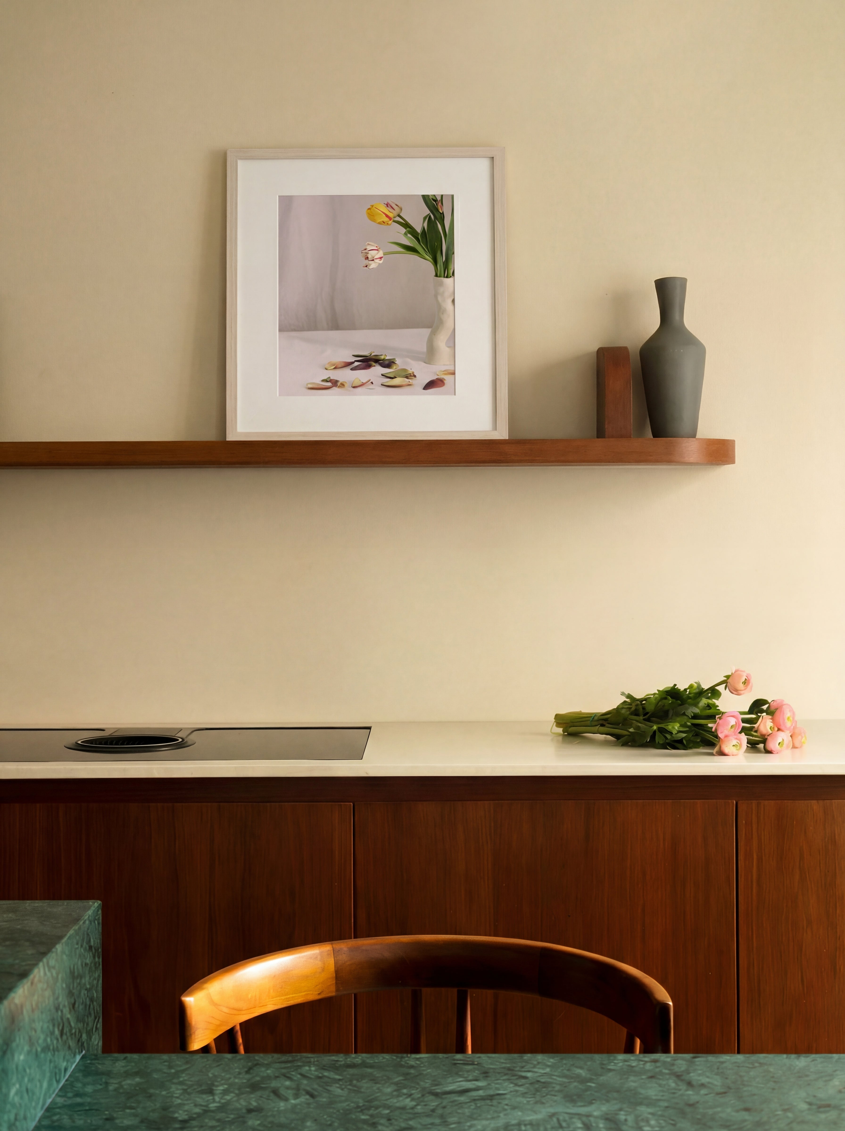 Artichaut et tulipes, Paris, 2020