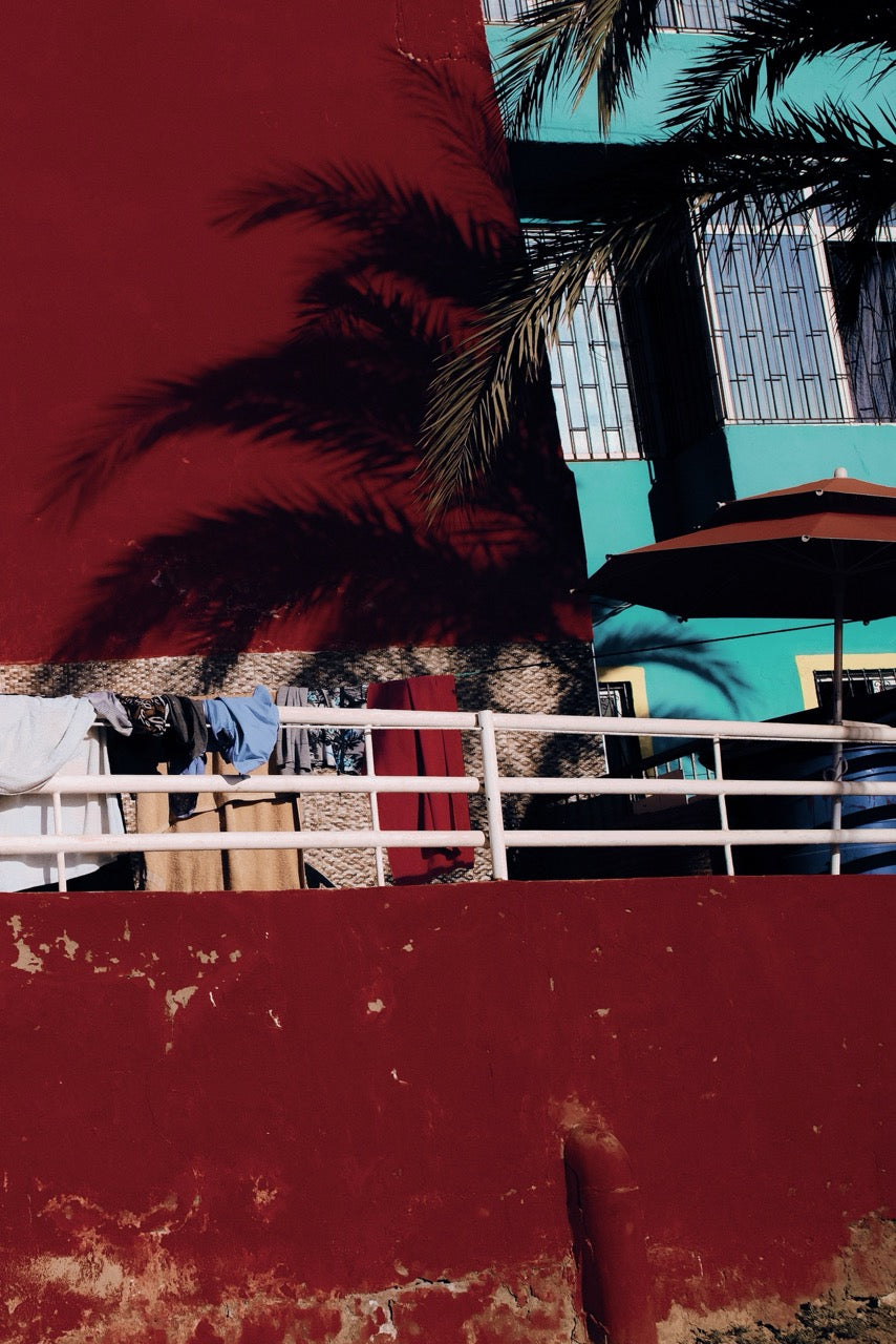 Terrasse ensoleillée, Aghroud, Maroc, 2025