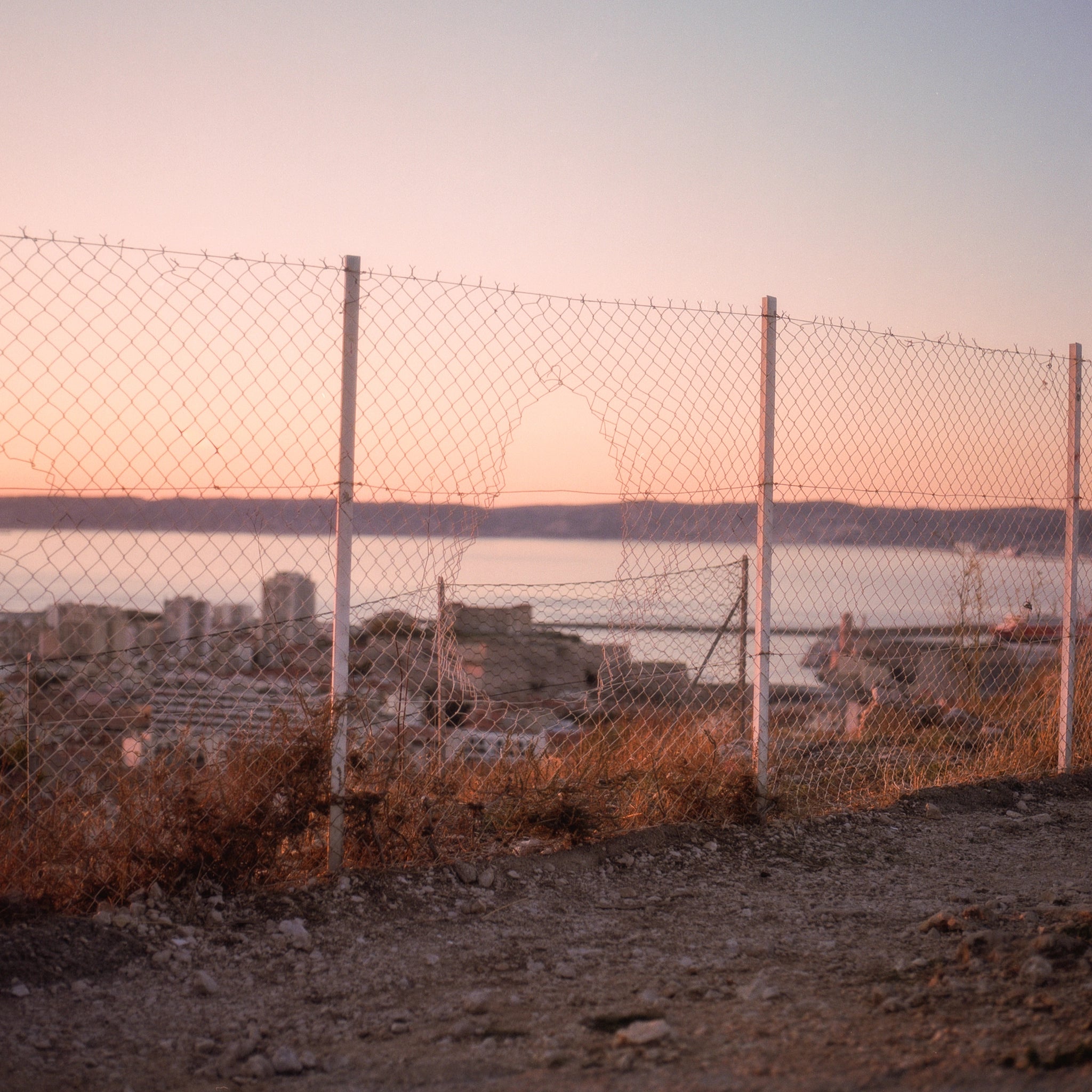 Fin de journée à Notre Dame, Marseille, 2022