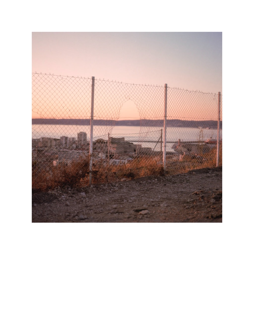 Fin de journée à Notre Dame, Marseille, 2022